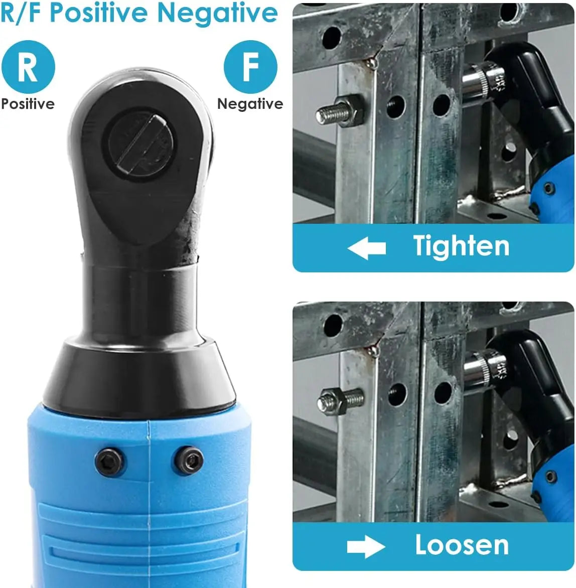Llave de trinquete francesa de ángulo recto, herramienta eléctrica recargable, 18V, 3/8 pulgadas