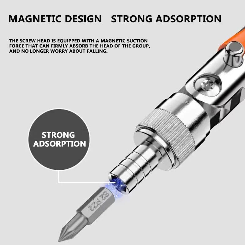 38-in-1 screwdriver set multi-purpose ratchet wrench rotatable batch head home repair machine combination tool kits