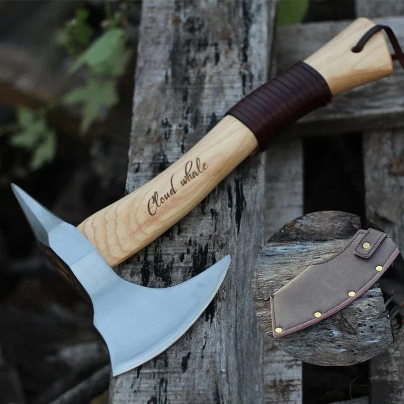 Multifunctional Eagle Nail Axe Forged Outdoor Hatchet Chopping Wood Bone-breaking and Ice-breaking Household Portable Small Axe