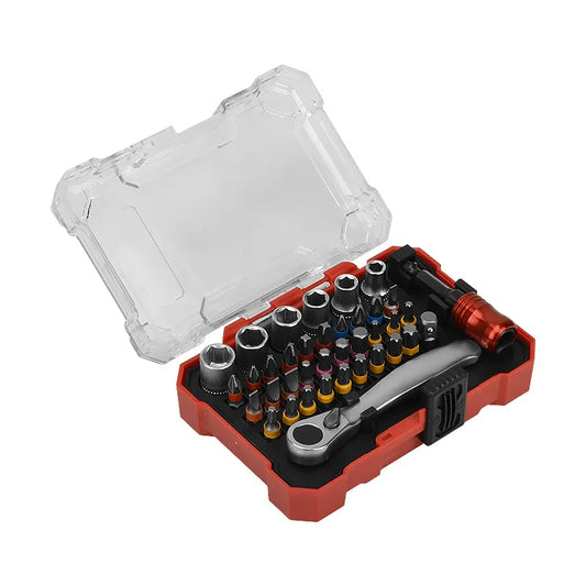 38 Piece Set Of Precision Screwdriver Socket Magic Box Screwdriver Multifunctional Industrial Grade Ratchet Wrench
