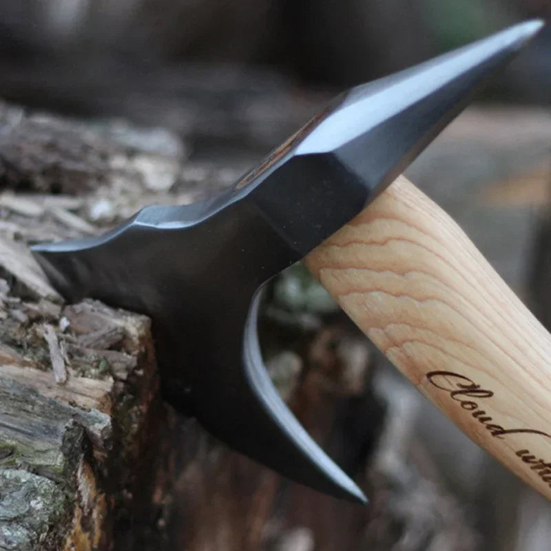 Multifunctional Eagle Nail Axe Forged Outdoor Hatchet Chopping Wood Bone-breaking and Ice-breaking Household Portable Small Axe