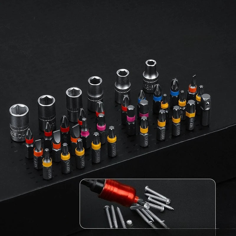 38 Piece Set Of Precision Screwdriver Socket Magic Box Screwdriver Multifunctional Industrial Grade Ratchet Wrench